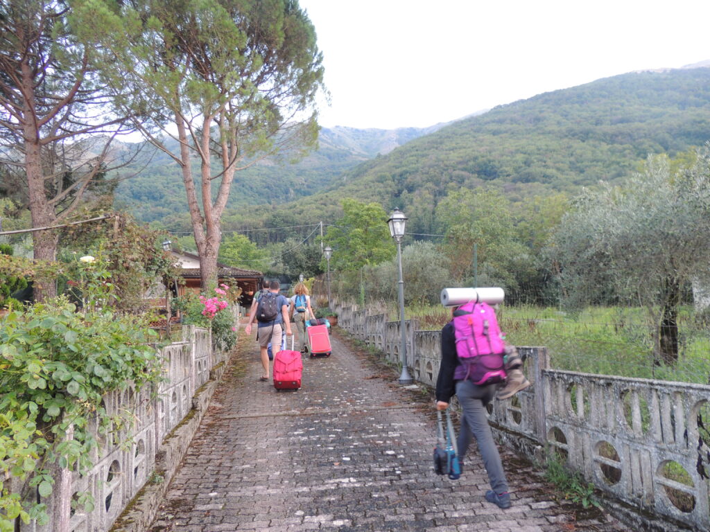 L'arrivo al rifugio GET